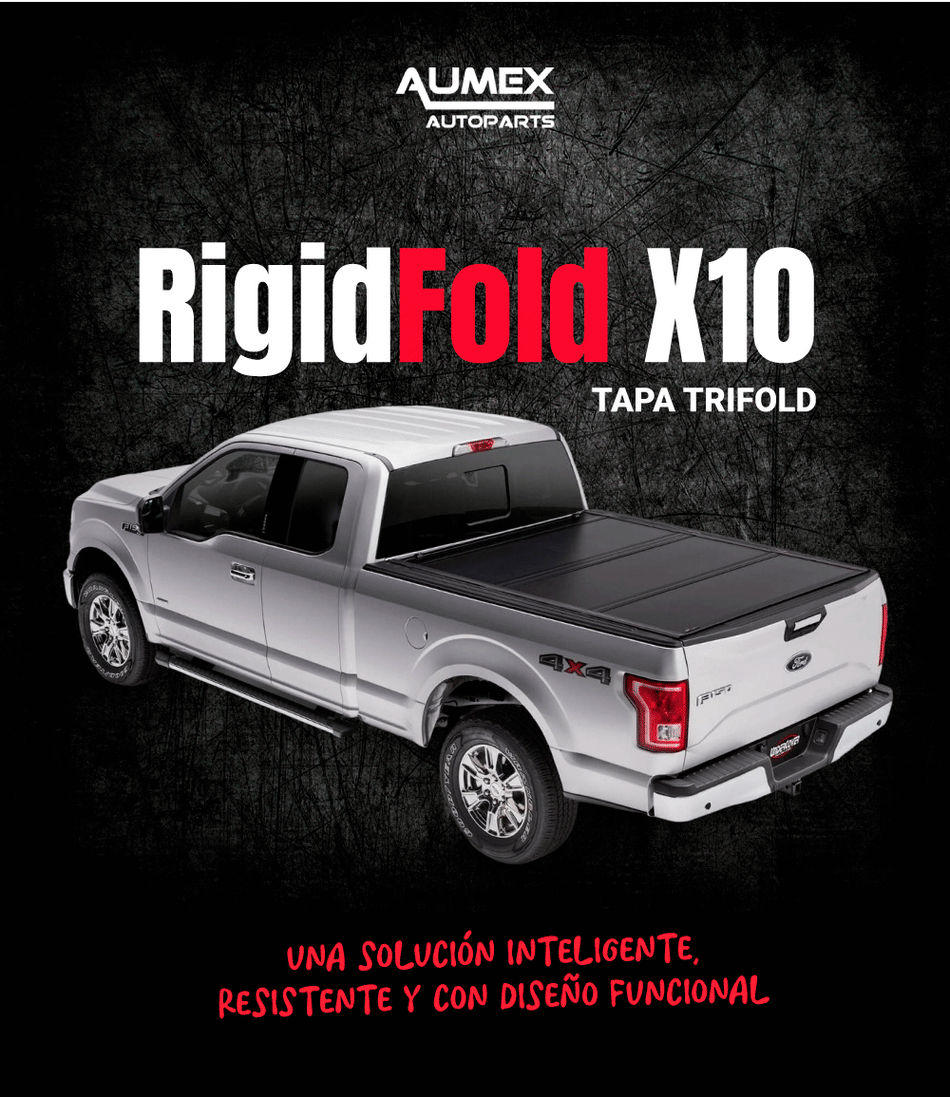 TAPA PLEGABLE RIGIDA PERFIL BAJO CHEVROLET SILVERADO 2019-2025